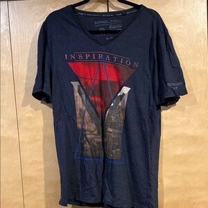 Buffalo David Bitton Inspiration Navy Tee